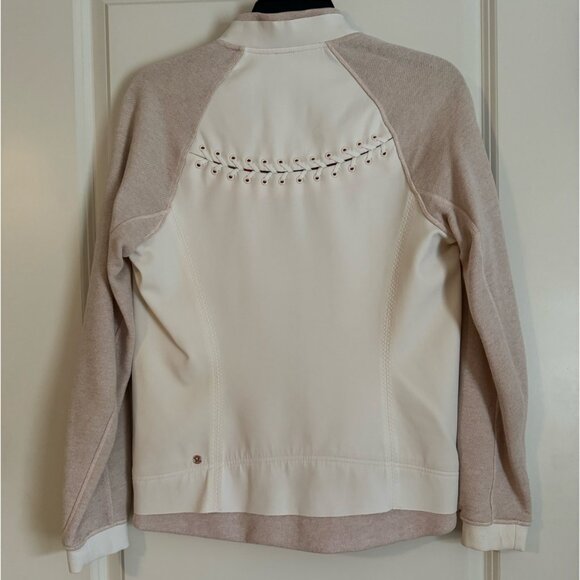 lululemon athletica White and Beige Bomber Jacket - Picture 4 of 6